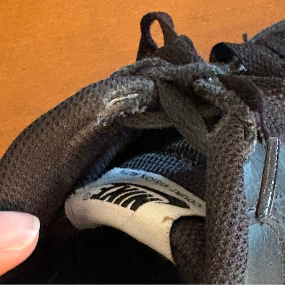 Nike Court Vision Alta Platform Sneakers Black/White Women's 8.5 - Picture 8 of 9